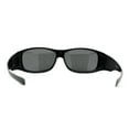 thumbnail image 2 of Polarized 60mm Classic Fit Over Wrap Rectangular Sunglasses Green Black, 2 of 4