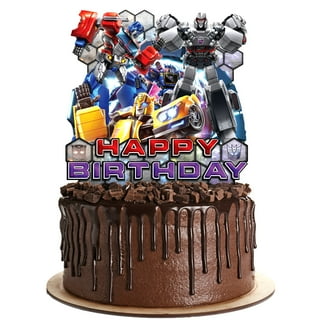 Bumblebee Movie Dropkick and Shatter Edible Cake Topper Image ABPID008 – A  Birthday Place