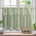 thumbnail image 6 of Bathroom Curtains Window, Short Curtains for Windows, Decorative Short Curtain Half Curtain Cabinet Blocking Curtain Fabric Coffee Curtain, 6 of 7