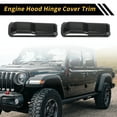 thumbnail image 3 of Cubierta del Trim de Bisagra del Capó del Motor para Jeep Wrangler JL JLU Sport Sahara Rubicon 2018-2022, 3 of 6