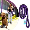thumbnail image 3 of Correa y Collar Trenzados para Perros Grandes Amigos Peludos, Color Bitono, 1 Juego, 3 of 6