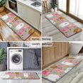 thumbnail image 6 of Pomeranian Dog and Flower Floral Kitchen Rug Mat,Kitchen Runner Rugs Non Skid Washable,Decorative Kitchen Floor Mats for Kitchen,Sink,Laundry,17"x47.2", 6 of 7
