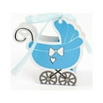 thumbnail image 2 of BalsaCircle 25 Blue Paper Stroller Favor Boxes Ribbon Baby Shower Candy Gift Holders Party Events Decorations, 2 of 8