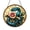 Stained Glass 9.84 Inch, variant on Vitrage Layered Laser-Cut Floral Wall Hangers, Wooden Home Decor (Bundle)
