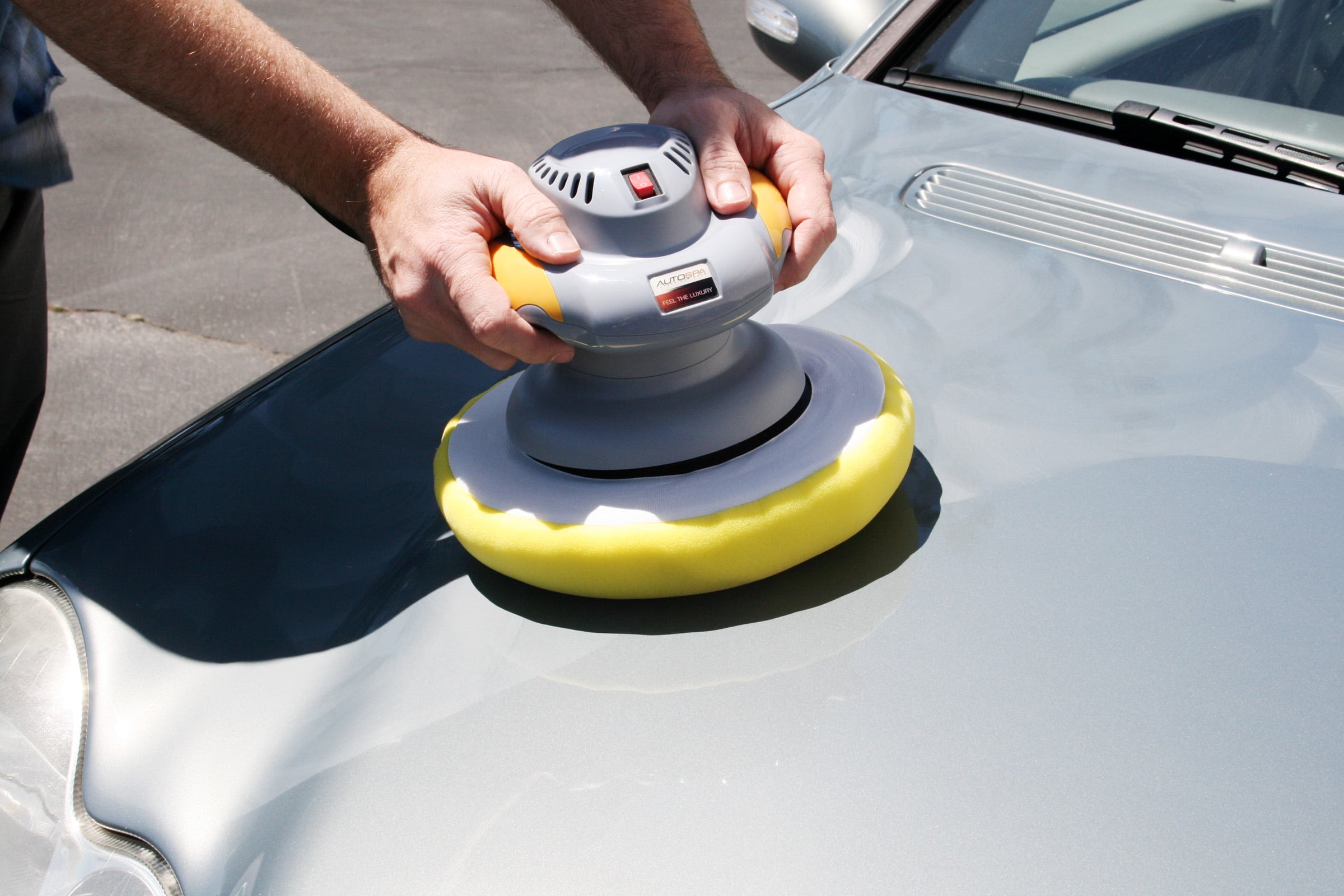 AutoSpa 10" Orbital Car Suerface Polisher with Bonus Bonnets, 94001ASWDI