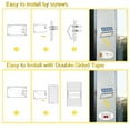 thumbnail image 3 of Solar Fence Lights, Roshwey Outdoor Solar Deck Lights Fence Path Light for Wall Outdoor Garden Patio (8 Pieces), 3 of 6