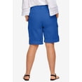 thumbnail image 2 of Ellos Plus Size Stretch Mid-Rise Cargo Convertible Bermumda Shorts, 2 of 3