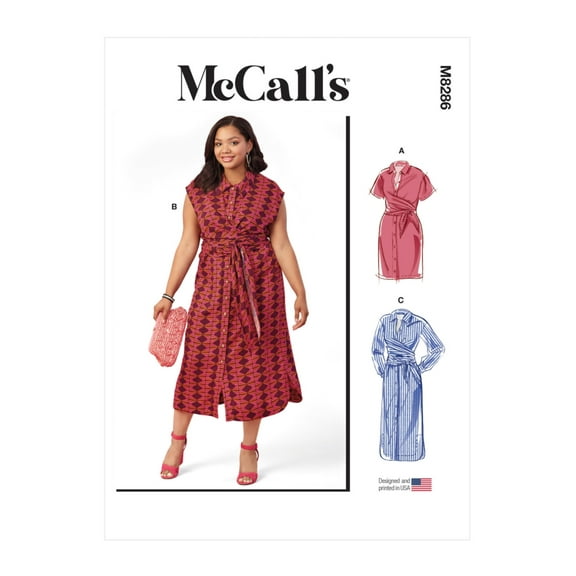 McCall's Sewing Pattern M8286 - Misses' and Women's Dresses, Size: B5 (8-10-12-14-16)