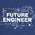 thumbnail image 2 of CafePress - Future Engineer Maternity T Shirt - Maternity Dark T-Shirt, 2 of 3