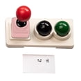 thumbnail image 1 of Teclas de diseño vintage, resistentes, para regalar, con caja de almacenamiento, para joystick de juegos Base rosa, 1 of 9