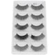 thumbnail image 1 of Pestañas postizas gruesas, 5 pares de pestañas postizas gruesas, densas y rizadas, pestañas postizas largas, tecnología innovadora, 1 of 8