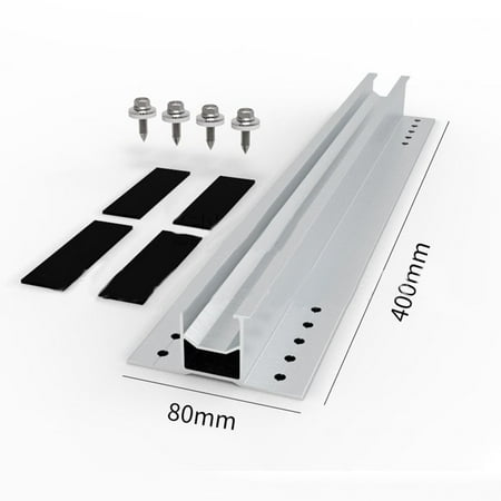 

GDHOME PV Photovoltaic Solar Panel Accessories Trapezoidal Mounting System Rail Set
