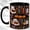 Black, variant on Bookshelf Ghost Coffee Mug, Cozy Library Mug, Ceramic 11 oz