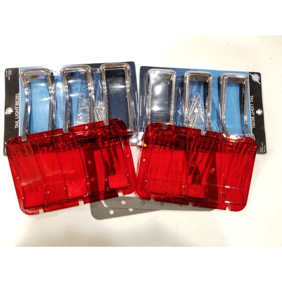 United Pacific CTL6704LED-2 1967 Chevy Camaro Standard LED Tail Light Pair Flash