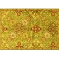thumbnail image 1 of Ahgly Company Machine Washable Indoor Rectangle Persian Yellow Traditional Area Rugs, 3' x 5', 1 of 4