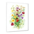 thumbnail image 2 of Designart 'Colorful Bouquet Of Wildflowers In Nature' Farmhouse Framed Art Print, 2 of 4