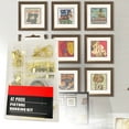 thumbnail image 4 of 47pcs Picture Hanging Kit Wooden Frame Wall Mounting Hanging Kit Hooks Nails Picture Hanging Wire Kit, 4 of 9