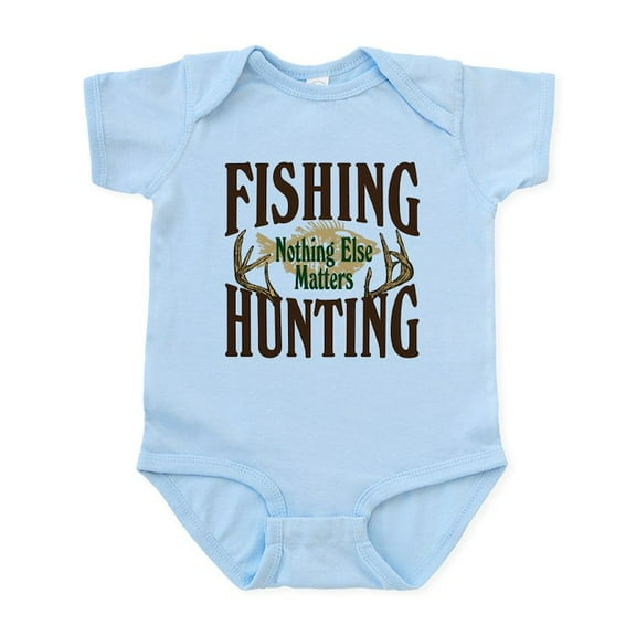 CafePress - Fishing Hunting Nothing Else Matters Infant Bodysu - Baby Light Bodysuit, Size Newborn - 24 Months