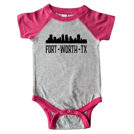 

Inktastic Forth Worth Texas City Skyline Gift Baby Boy or Baby Girl Bodysuit
