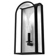 thumbnail image 2 of Hunter - Dukestown 1-light Natural Black Iron, Small Sconce Light, Dimmable, Formal Style, for Bedrooms, Dining, Living Rooms - 19730, 2 of 7
