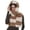 Brown, variant on Kukuzhu Fuzzy Scarf Accessories Striped Scarf Winter Scarf Sweater Scarf Sweater Scarf Aesthetic Accessories