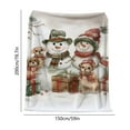 thumbnail image 3 of Hogar y cocina, Decoración del hogar, Decoración navideña, Mantas navideñas, Mantas para ambiente festivo, Regalos navideños, Mantas para ambiente familiar, Manta de fibra de poliéster, 3 of 6