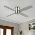 thumbnail image 6 of LEDET 52 in. 4-Plywood Blades Nickel and White/Silver Mounted Ceiling Fan with Remote control, 6 of 9
