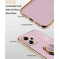 thumbnail image 2 of Compatible with Redmi Note 12 Pro Plus Case Silicone TPU Shockproof Redmi Note 12 Pro Plus Phone Case Cute Cases with Ring for Women Men (Light Purple), 2 of 14