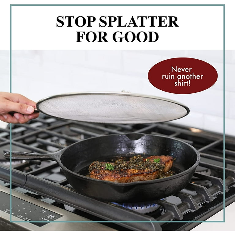  Splatter Guard for Cooking - Grease Splatter Screen