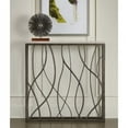 thumbnail image 2 of Bowery Hill Transitional Thin Metal Console Table in Cream, 2 of 3
