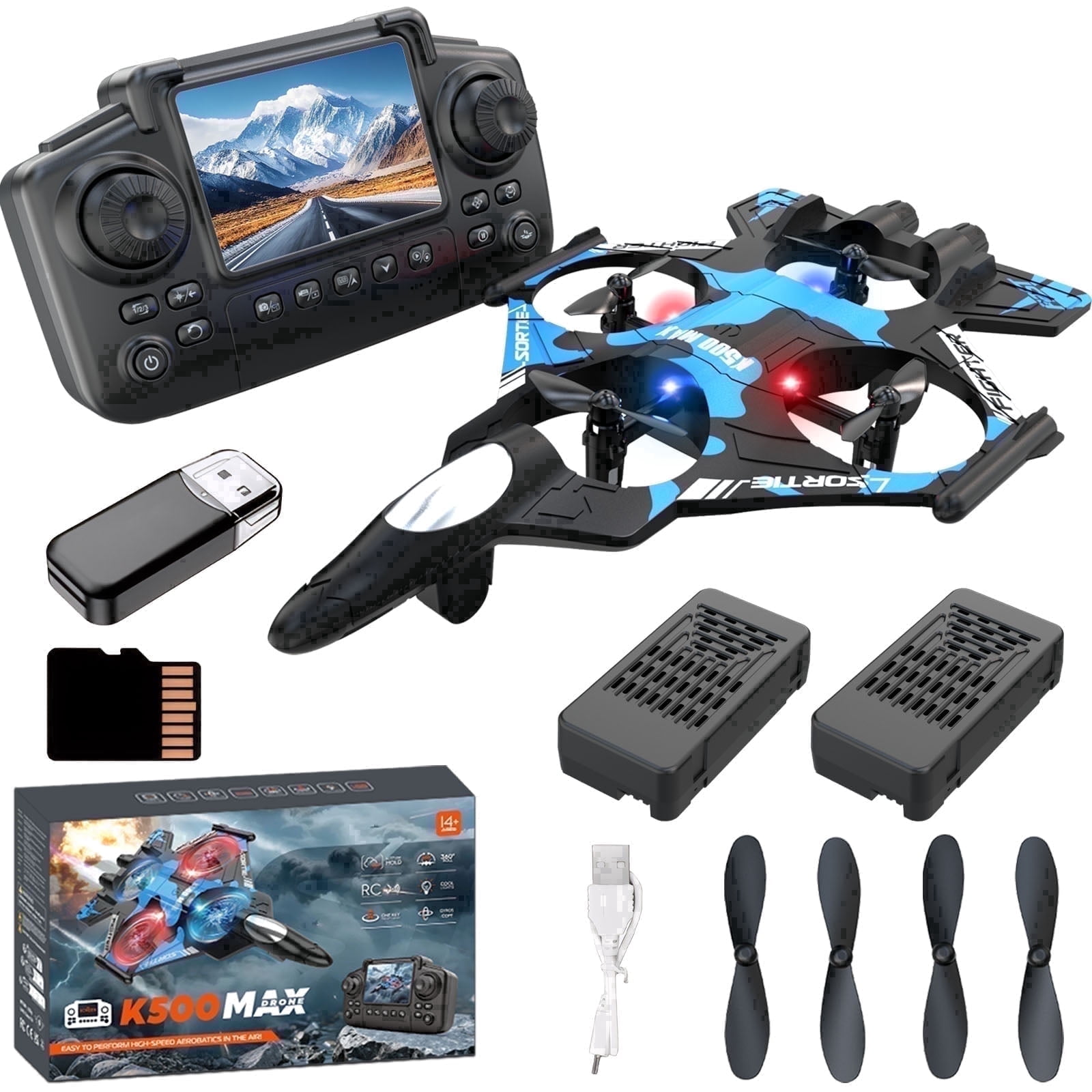 Sky Rider Mini Quadcopter Drone with Camera and Video, DRC377