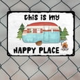 thumbnail image 4 of Happy Camper Decor Rv Signs For Campers Camping Metal Signs This Is My Happy Place Sign Camper Decorations For Inside Campers Gifts Campsite Decorations, 4 of 7