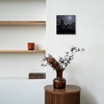 thumbnail image 7 of 3dRose, Western Cowboy silhouette of a cowboy with horse on a distant mountain range, 10x10 Wall Clock, 7 of 7