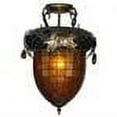 thumbnail image 2 of Meyda Tiffany 98063 Greenbriar Oak 1 Light 12" Wide Flush Mount Ceiling Fixture, 2 of 2