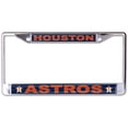 thumbnail image 1 of Houston Astros Laser Chrome License Plate Frame, 1 of 1