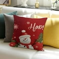 thumbnail image 3 of Red Christmas Throw Pillow Covers Decorative Pillows for Couch Sofa Bed Home Holiday Decor, 3 of 5