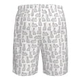thumbnail image 6 of Naloa Cute Rabbit Men's Beach Shorts, Surfing shorts, Swim trunks, Quick Dry Swim Trunks for Surfing Beach Fun - 3X-Large, 6 of 9