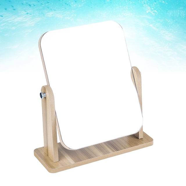 CIMAXIC Mirror for Dressing Table Simple Design Wood Rectangular 1Set