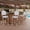 Blue 4pcs, variant on DELMANGO Bar Stool Set of 4 with Wood Print Finish French Counter Height Patio Rattan Bar Stool Chairs for Porch Garden Indoor Kitchen, White/Black