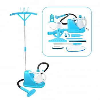 Pyle-Home Steam Cleaner and Handheld Birdie for Multi-Purpose and Multi-Surface Disinfecting Deep Cleaning for Home, Clothing, Floors, Carpets and Vehicles