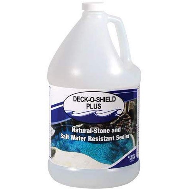 DeckOShield Plus Premium WaterBased Clear Pool Deck Sealer 1