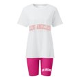 thumbnail image 4 of Wyzesi Ensemble de Shorts pour Femmes, Ensemble de Mode, Deux Pièces, Col Rond, Manches Courtes, Shorts de Course, Ensemble de Shorts pour Femmes sous les Robes, 4 of 4