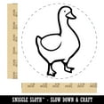 thumbnail image 2 of Goose Standing Ominously Self-Inking Rubber Stamp Ink Stamper - Black Ink - Large 1-1/2 Inch, 2 of 7