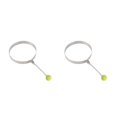 thumbnail image 4 of Injueey Huevo frito molde panqueque anillo molde antiadherente cocina moldes cocina Gadget Redondo 2piezas, 4 of 6