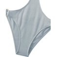 thumbnail image 5 of GHSDFBB Ring Linked Cut-Out One Piece Swimsuit Scoop Neck Lace Up Back Monokini Bathing Suit, 5 of 5