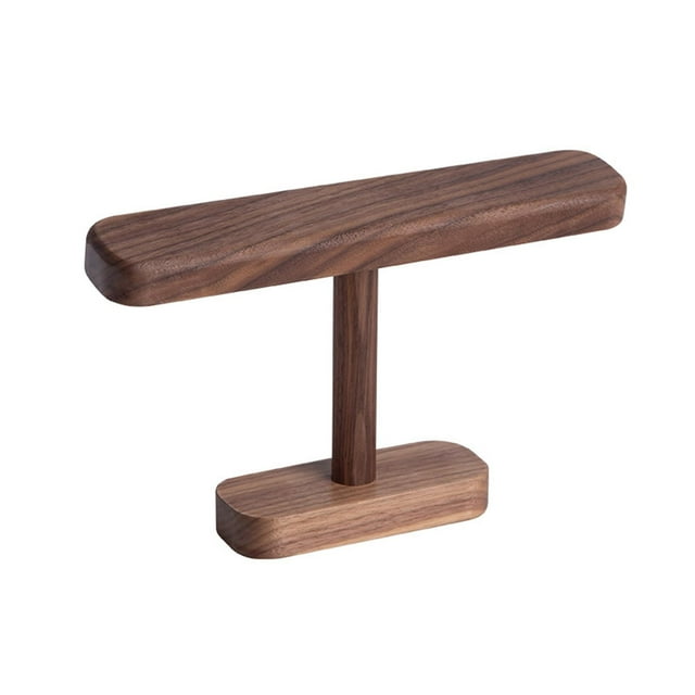 Soporte de madera para relojes, soporte para relojes para hombres y mujeres, moderno soporte de exhibición para relojes, organizador de almacenamiento Nuez