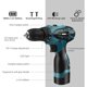 thumbnail image 3 of 16.8V Cordless Screwdriver with Batteries, 20Nm Drill Driver, 18+1 Torque Settings, 2 Speeds, LED, for DIY, 3 of 5