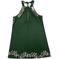 thumbnail image 4 of IROINNID Women's Halter Dress Summer Casual Fashion Metal Hanging Neck Sleeveless Dress Prints Comfort Waist Dress, 4 of 4