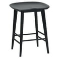thumbnail image 6 of Steve Silver Hilton Black Solid Acacia Wood Counter Stool, 6 of 10