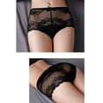 thumbnail image 4 of Womens Sexy Underwear Lace Panties Middle Waisted Plus Size Ladies Brief for Women, 4 of 5